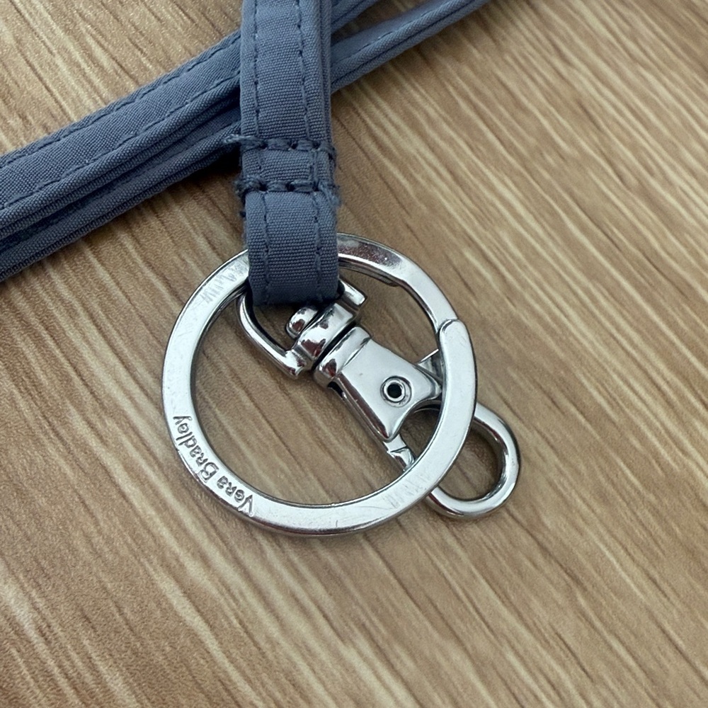 Vera Bradley Charcoal Keychain